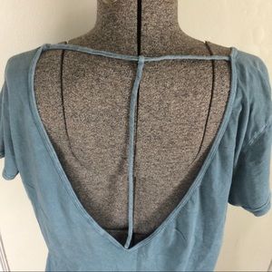 Truly madly deeply Graphic tee with open back